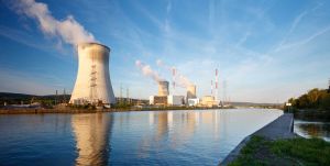 Nuclear power station with cooling pond- environmental data solutions for the nuclear industry