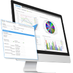 Sustainability software screenshot of GHG Emissions dashboard on Locus Platform