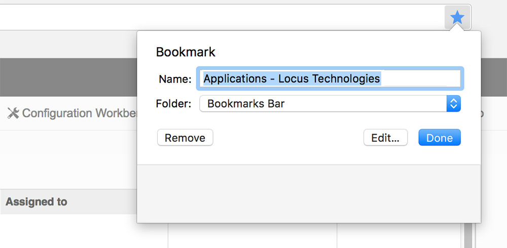 Locus Platform - Bookmark