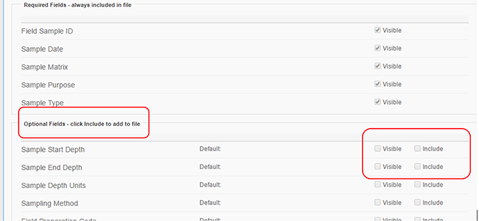 Locus Mobile - Default fields