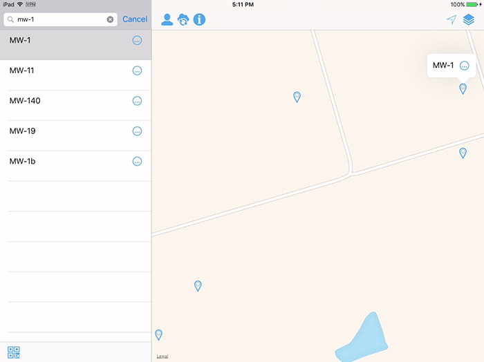 Locus Mobile - Location search