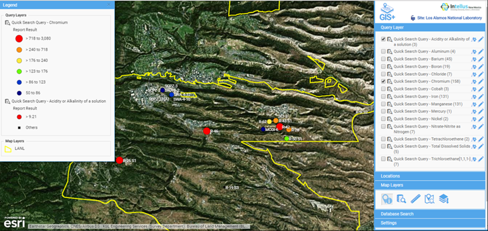 Intellus GIS+ Map