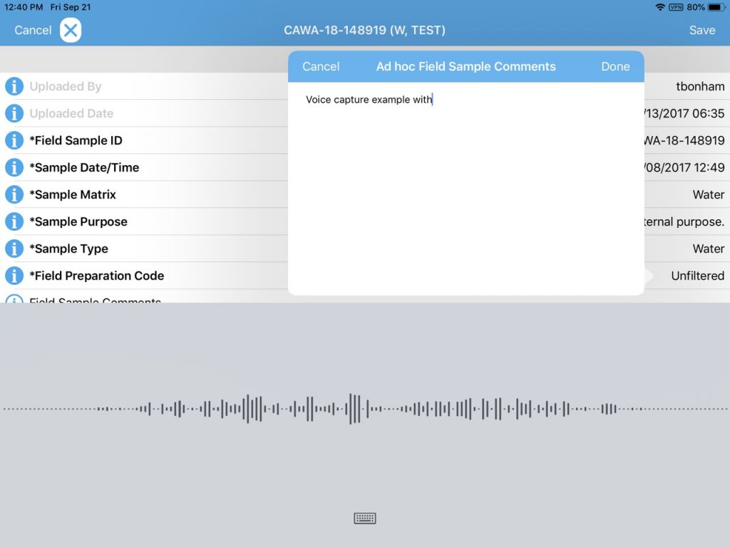 Locus Mobile - voice recognition