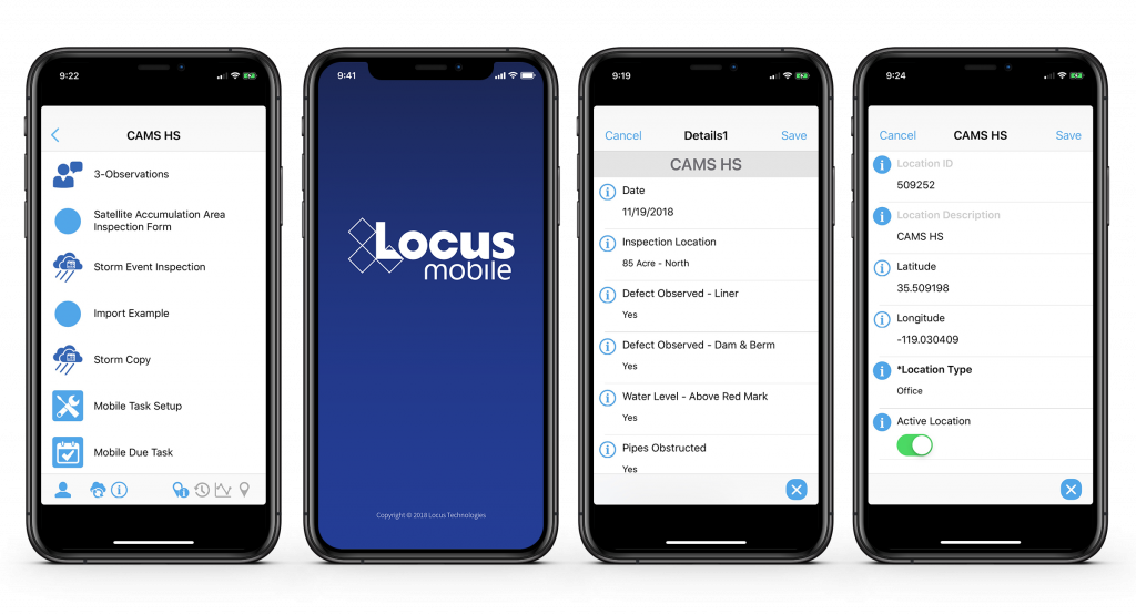 Locus Mobile integrates with Locus Platform