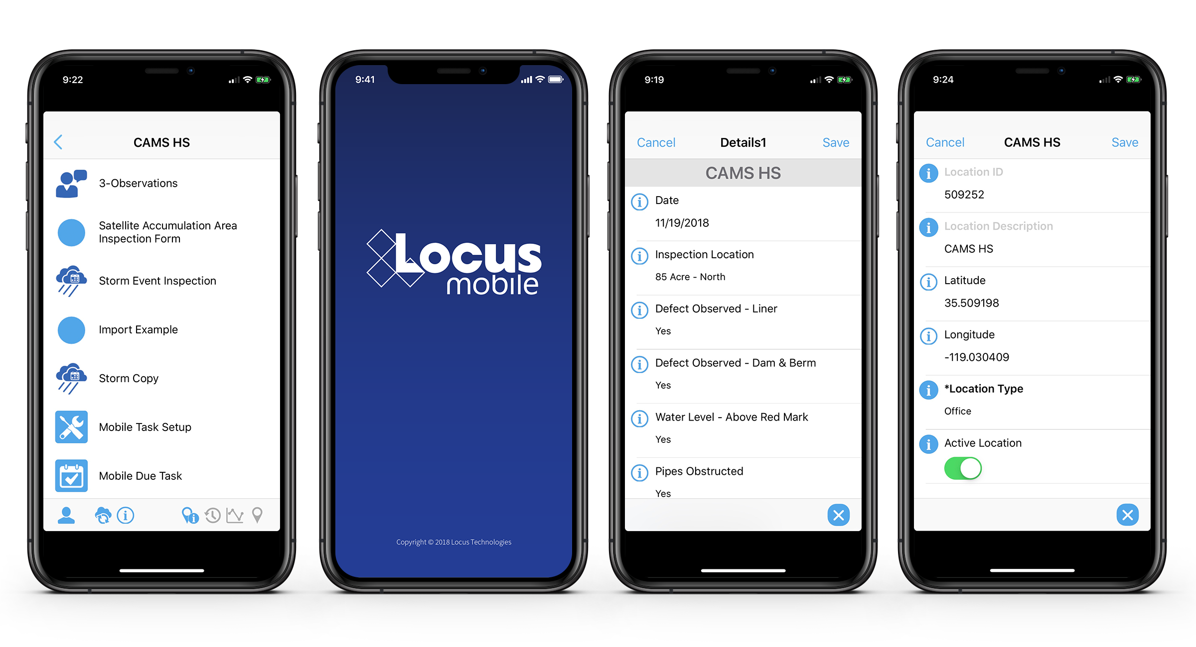 Locus Mobile integrates with Locus Platform