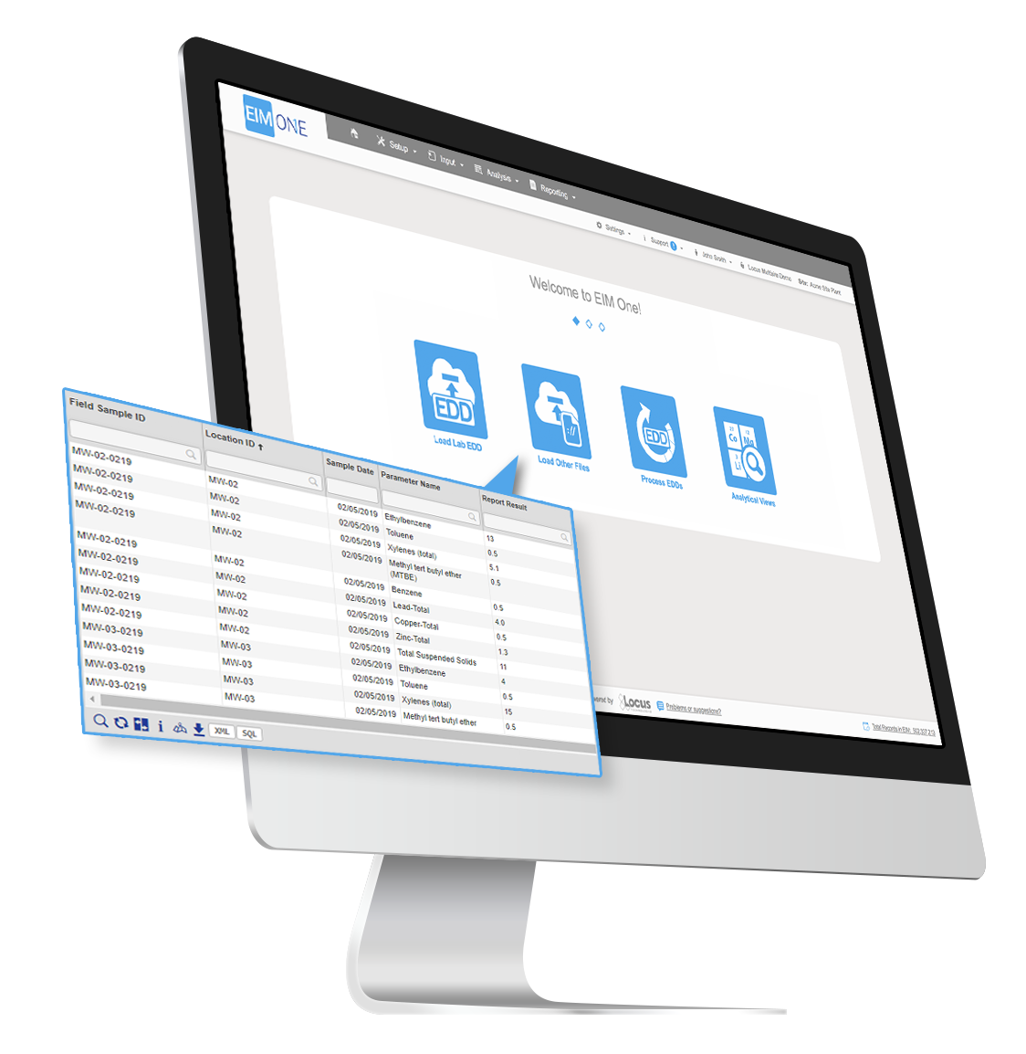 Locus EIM One, Environmental Data, EHS Software