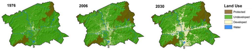 Buncombe County land use map