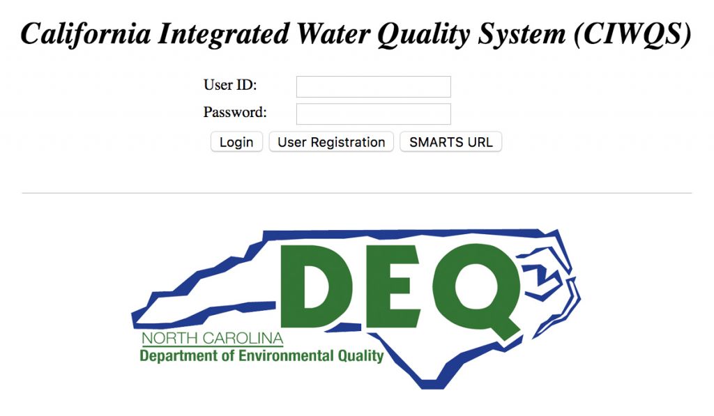 CIWQS and NCDEQ Exports