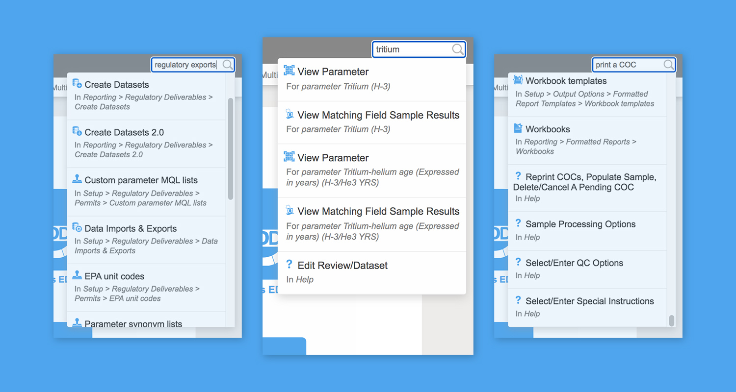 Locus EIM Quick Search and Natural Language Processing