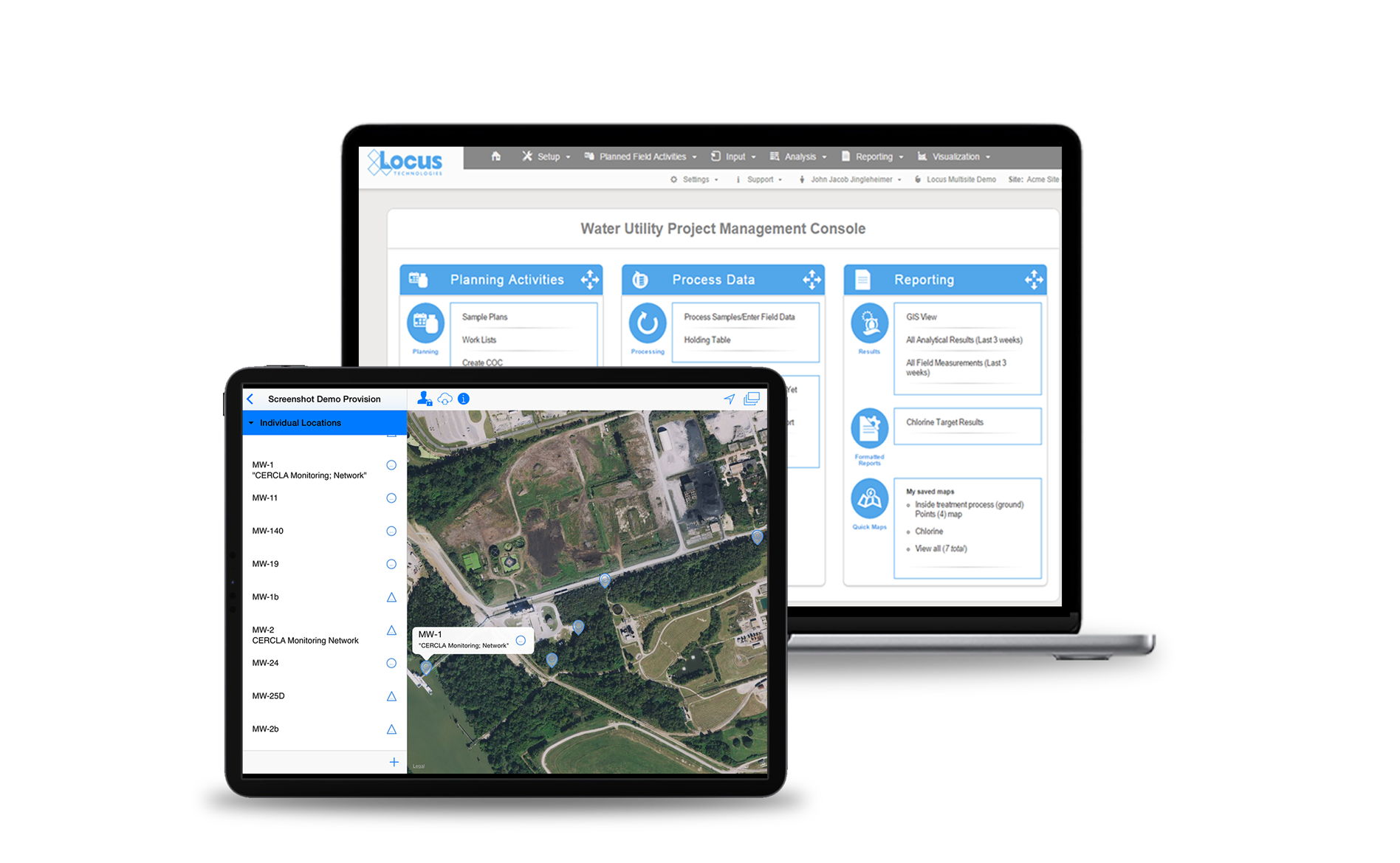Water management software from Locus Technologies. 