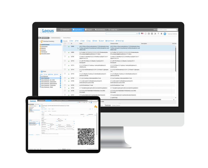 Environmental compliance software
