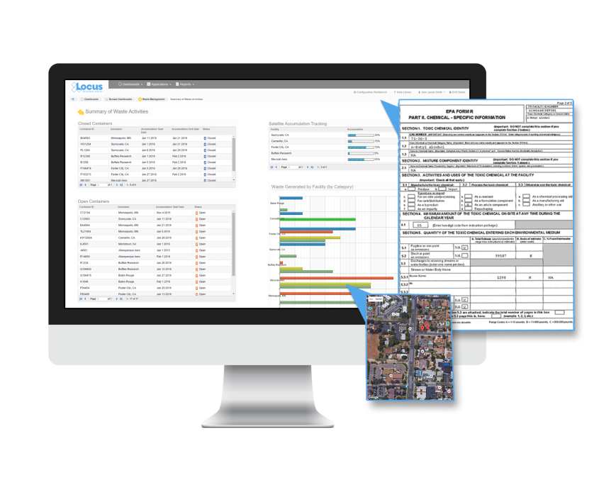 Locus Waste Management software.