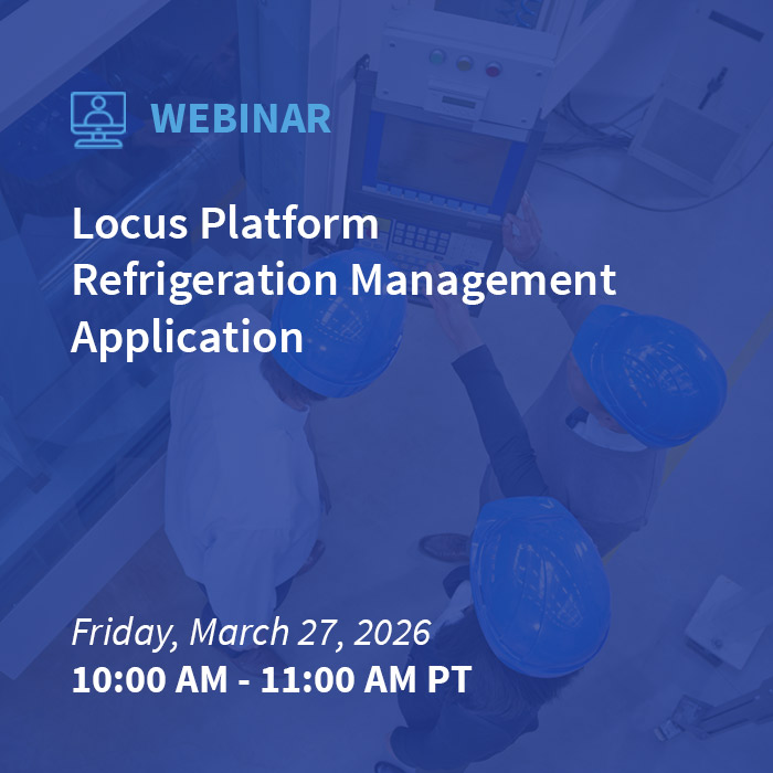 Refrigeration-Management-Application-Webinar-Graphics-0326 Locus Platform Refrigerant Management webinar square banner